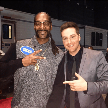 Chris with Snoop Dogg
