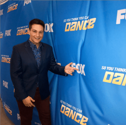 Chris at an event for So You Think You Can Dance