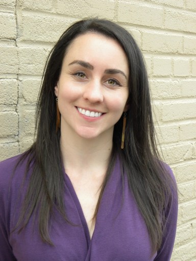 Jayme Kolbo head shot, purple shirt