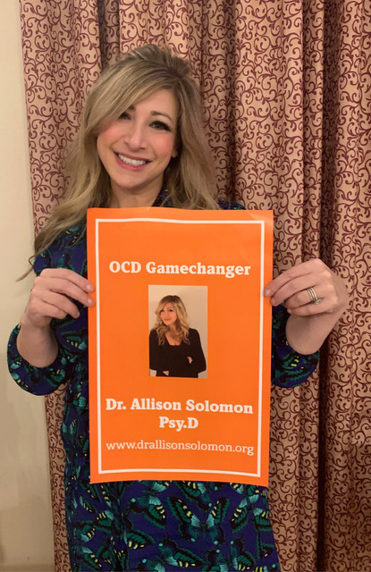 Allison Solomon at an OCD event